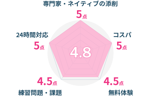レーダーチャート